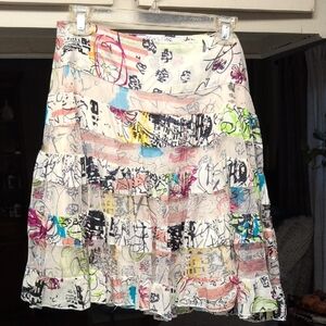 Vibrant Multicolor  Skirt